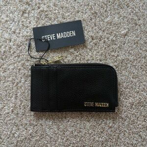 SOLD Steve Madden Black Card Holder